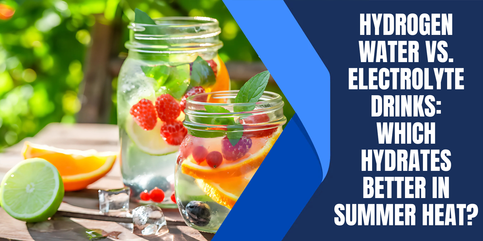 Hydrogen Water vs. Electrolyte Drinks: Which Hydrates Better in Summer Heat?