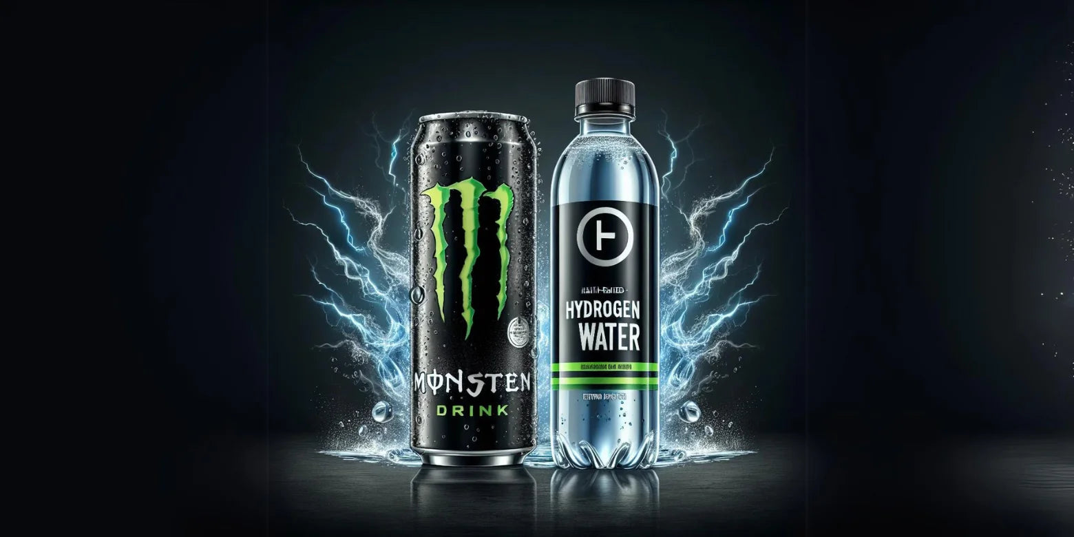 Monster Energy vs Hydrogen Water