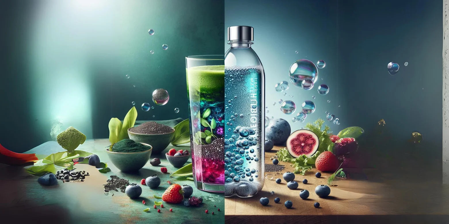 Superfood Drinks vs Hydrogen Water